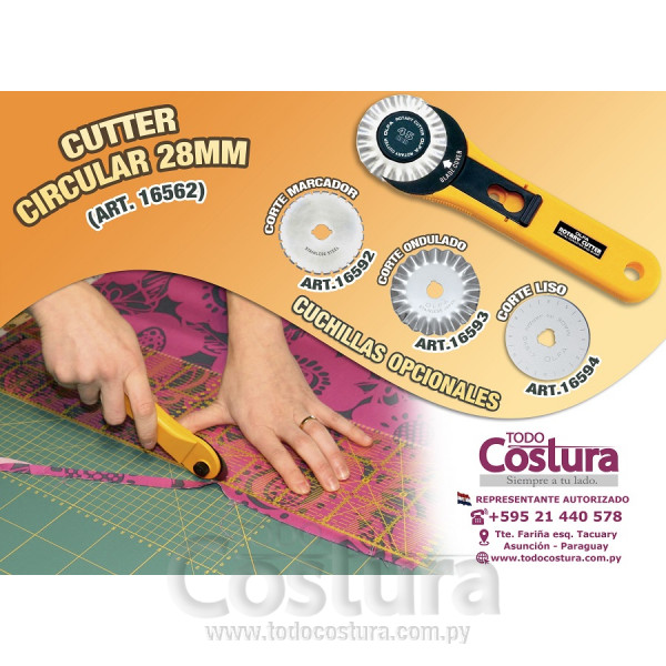 CUCHILLA CIRCULAR (RECTA) P/ CUTTER DW-RC045A (45MM)